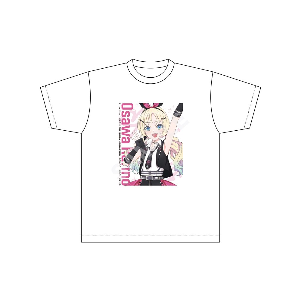 ラブライブ!蓮ノ空女学院スクールアイドルクラブ Tシャツ C 大沢瑠璃乃 ("Love Live! Hasu no Sora Jogakuin School Idol Club" T-shirt C Osawa Rurino)