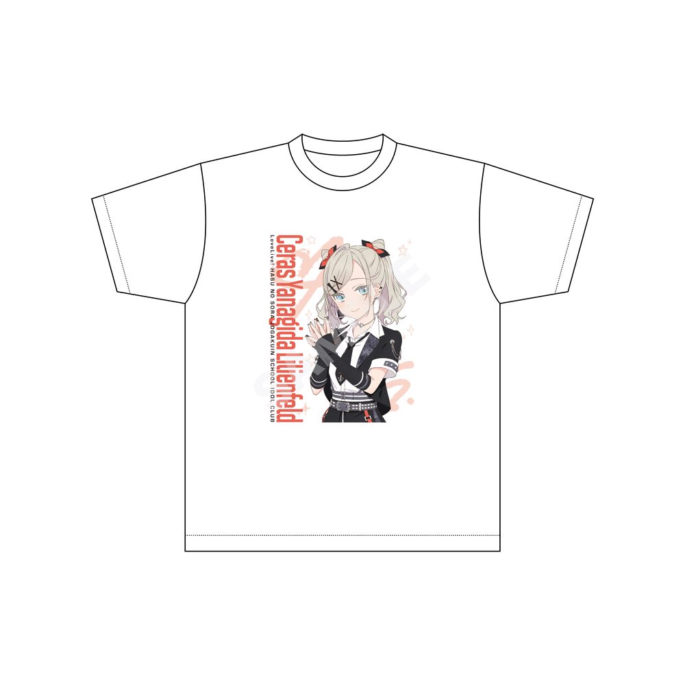 ラブライブ!蓮ノ空女学院スクールアイドルクラブ Tシャツ G セラス柳田リリエンフェルト ("Love Live! Hasu no Sora Jogakuin School Idol Club" T-shirt G Ceras Yanagida Lilienfeld)