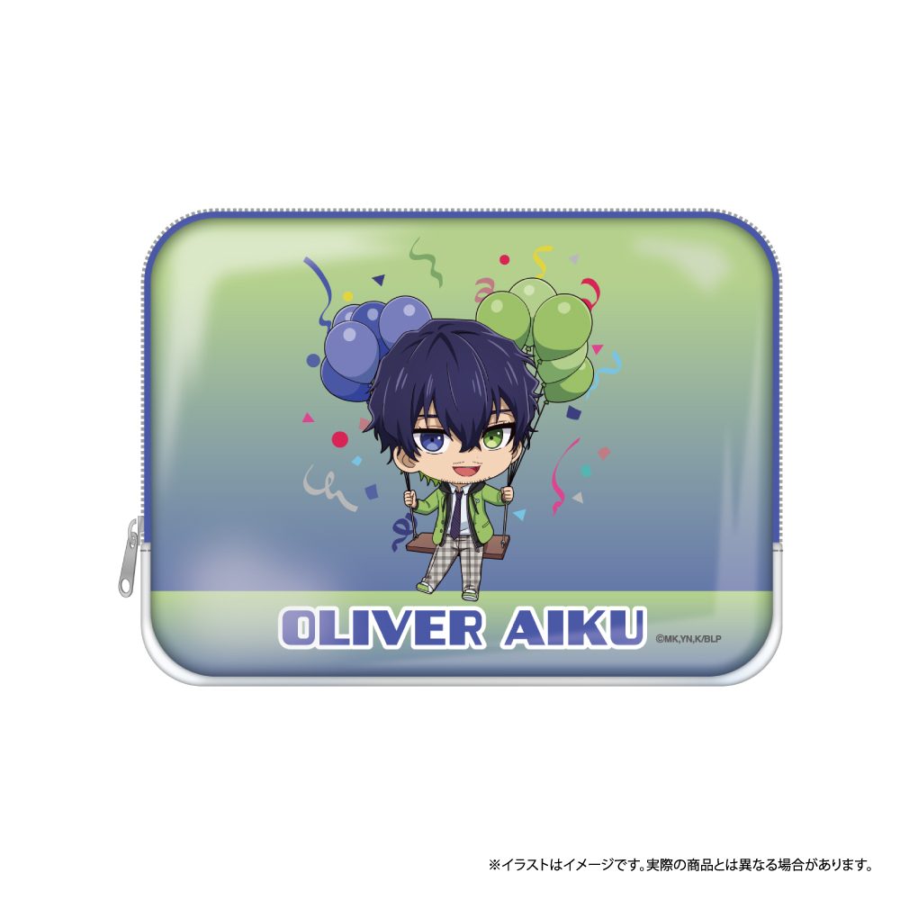 ブルーロック PVCスクエアポーチ オリヴァ・愛空(ミニキャラ)(風船) ("Blue Lock" PVC Square Pouch Oliver Aiku (Mini Character) (Balloon))