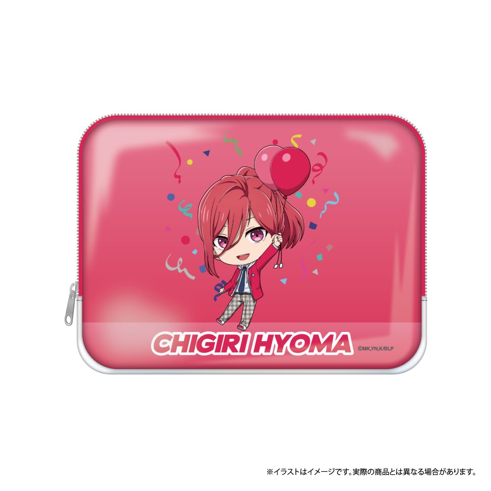 ブルーロック PVCスクエアポーチ 千切豹馬(ミニキャラ)(風船) ("Blue Lock" PVC Square Pouch Chigiri Hyoma (Mini Character) (Balloon))