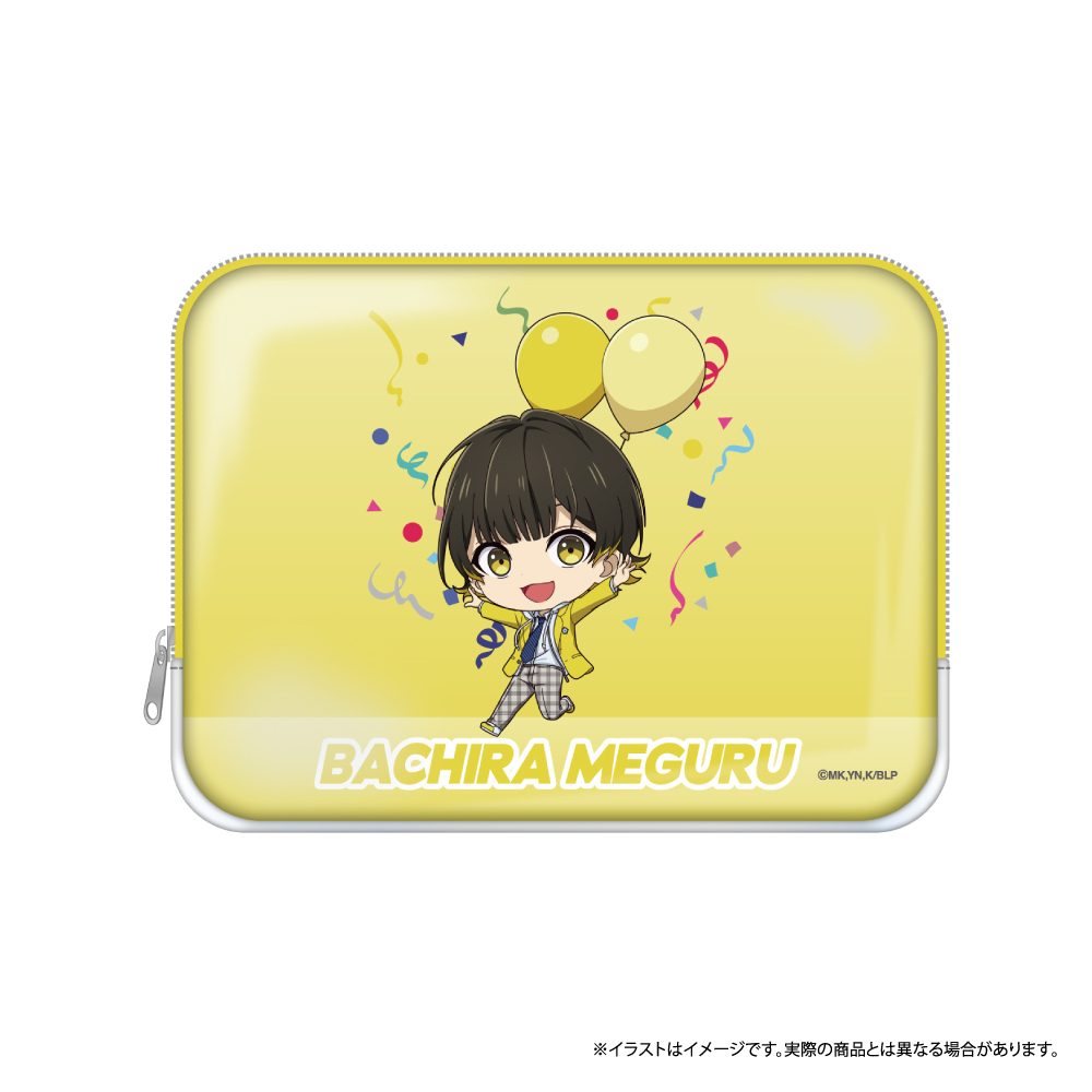 ブルーロック PVCスクエアポーチ 蜂楽廻(ミニキャラ)(風船) ("Blue Lock" PVC Square Pouch Bachira Meguru (Mini Character) (Balloon))