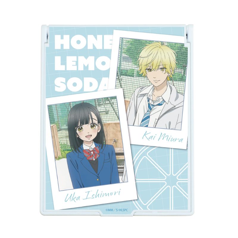 デカキャラミラー ハニーレモンソーダ 01 石森羽花&三浦界(公式イラスト) (Deka Chara Mirror "Honey Lemon Soda" 01 Ishimori Uka & Miura Kai (Official Illustration))