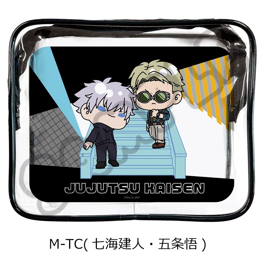呪術廻戦 2期 第6弾 ビニールポーチ M-TC 七海建人・五条悟 ("Jujutsu Kaisen" Season 2 Vol. 6 Vinyl Pouch M-TC Nanami Kento & Gojo Satoru)