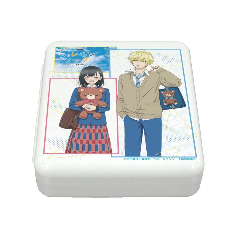 小物ケース ハニーレモンソーダ 02 石森羽花&三浦界 ぬいぐるみVer.(描き下ろしイラスト) (Accessory Case "Honey Lemon Soda" 02 Ishimori Uka & Miura Kai Plush Ver. (Original Illustration))