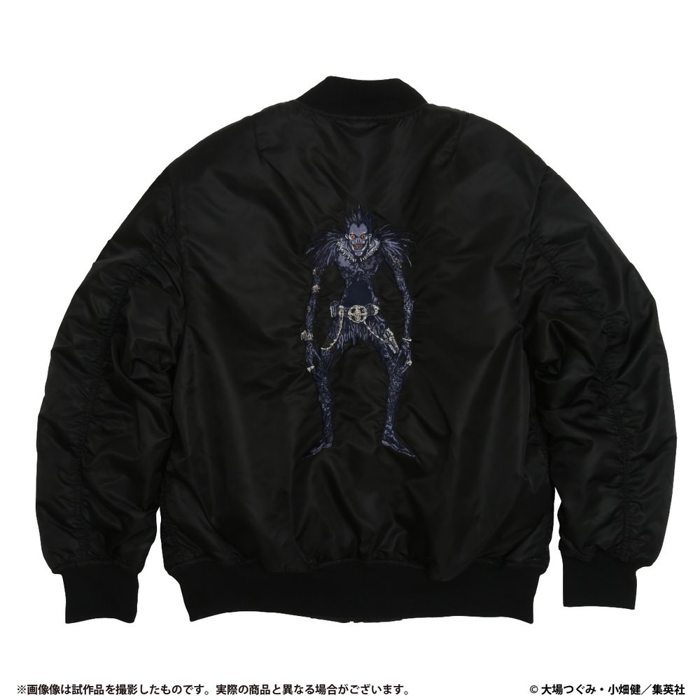 DEATH NOTE 死神を背負うMA-1 リュークVer. XLサイズ ("Death Note" MA-1 Jacket Carrying Shinigami Ryuk Ver. (XL Size))
