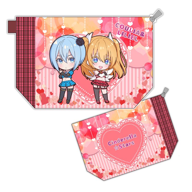 2.5次元の誘惑 ぷちちょこ撥水ポーチ シンデレラ☆スターVer. ("2.5 Dimensional Seduction" Puchichoko Water-repellent Pouch Cinderella Stars Ver.)