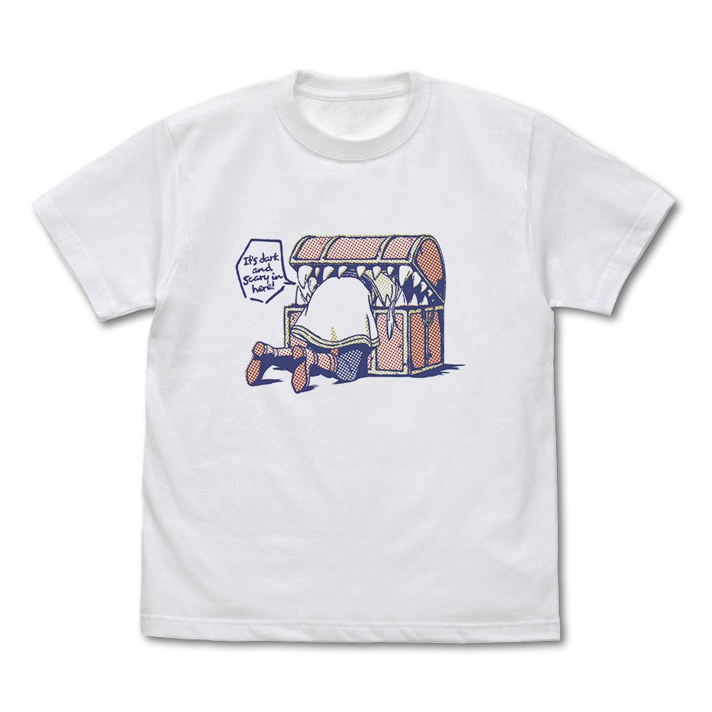 葬送のフリーレン ミミックとピンチのフリーレン Tシャツ ホワイト S ("Frieren: Beyond Journey's End" Mimic and Frieren in a Pinch T-shirt White (S Size))