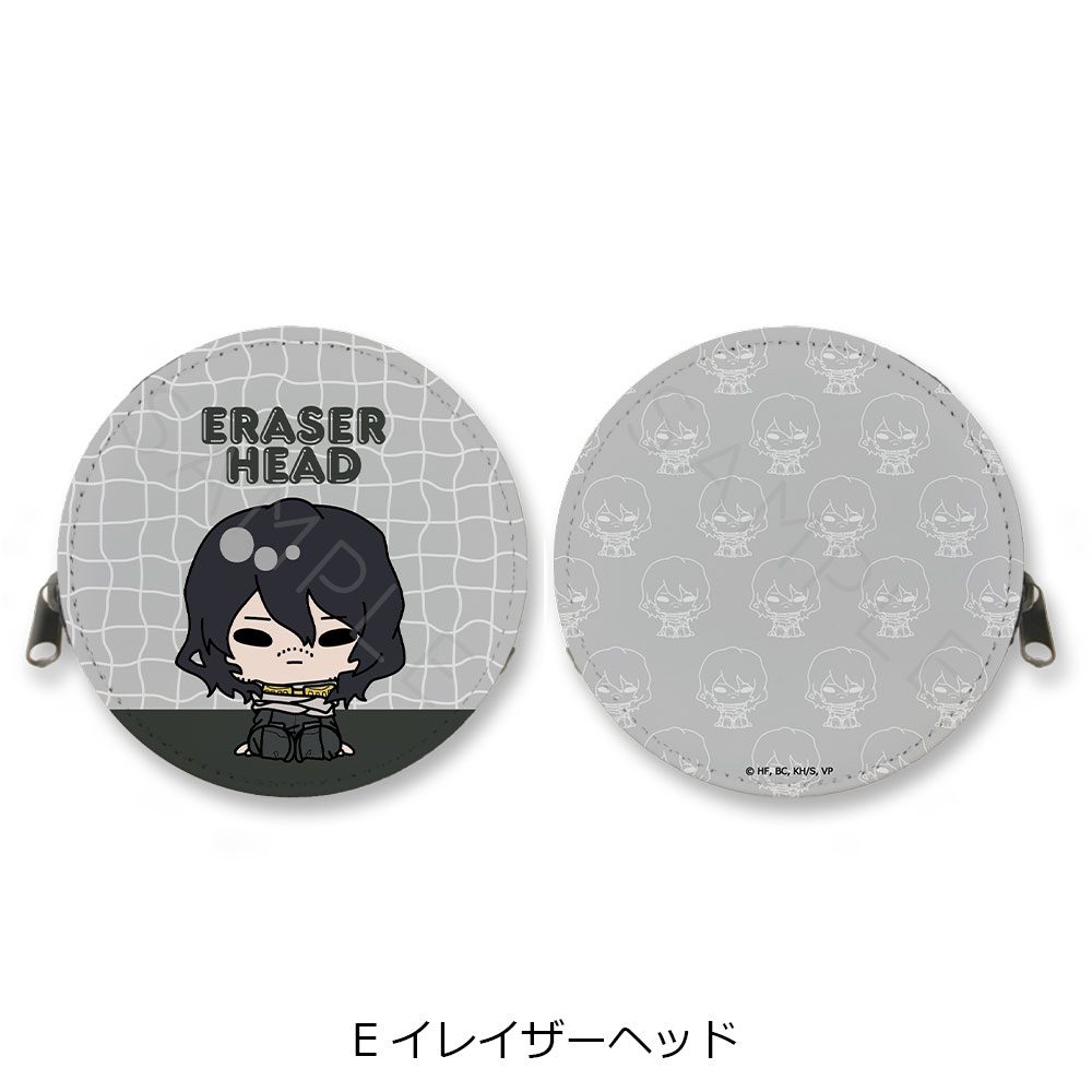 ヴィジランテ -僕のヒーローアカデミア ILLEGALS- 丸形コインケース E イレイザーヘッド ("My Hero Academia: Vigilantes" Round Coin Case E Eraser Head)