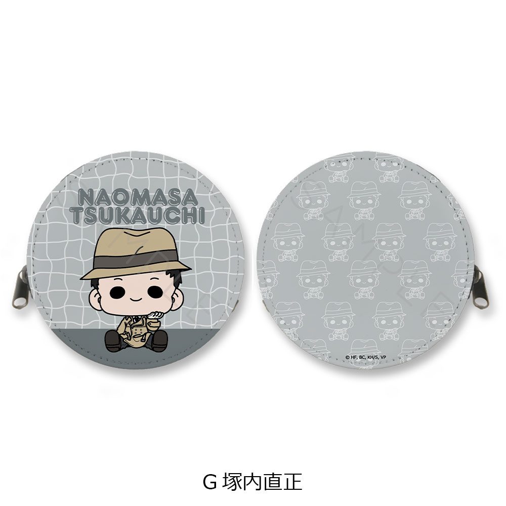 ヴィジランテ -僕のヒーローアカデミア ILLEGALS- 丸形コインケース G 塚内直正 ("My Hero Academia: Vigilantes" Round Coin Case G Tsukauchi Naomasa)