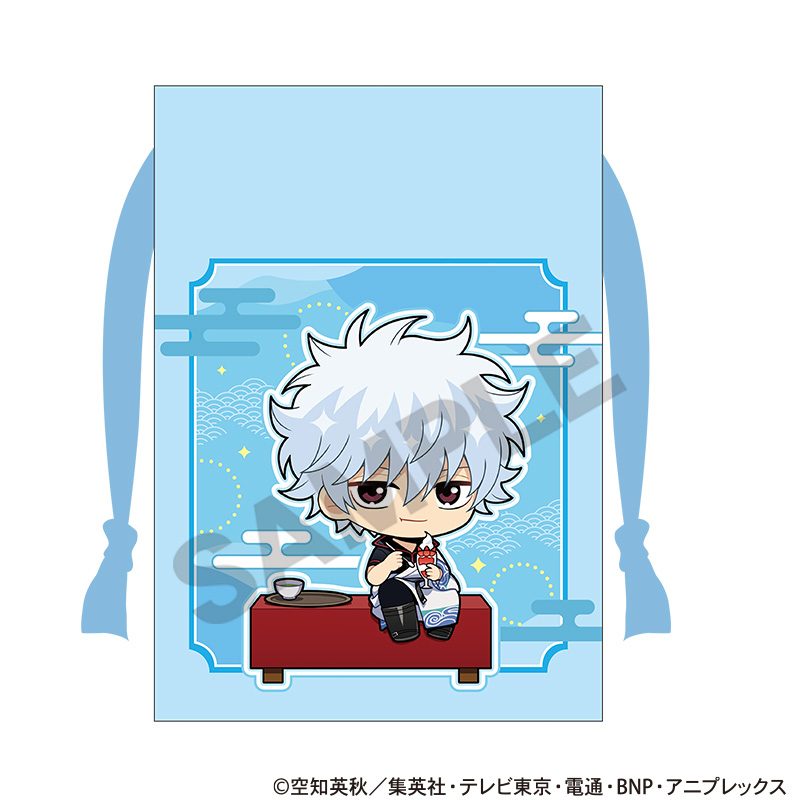 銀魂 巾着 坂田銀時 ひとやすみ ミニキャラ ("Gintama" Kinchaku Sakata Gintoki Hitoyasumi Mini Character)
