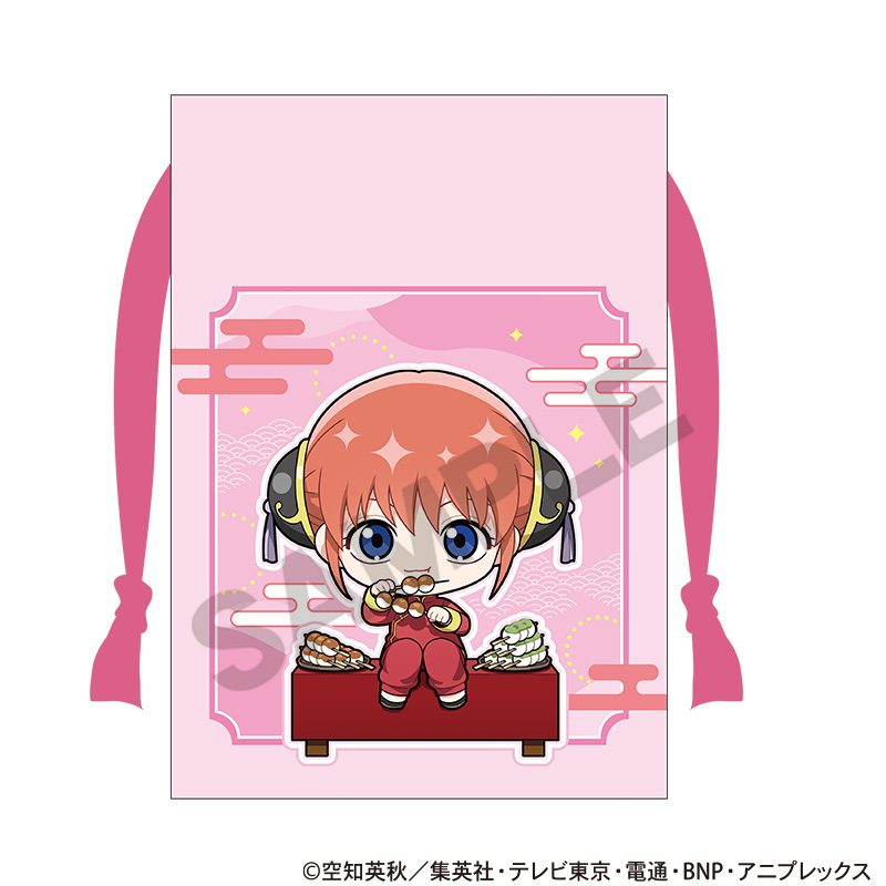 銀魂 巾着 神楽 ひとやすみ ミニキャラ ("Gintama" Kinchaku Kagura Hitoyasumi Mini Character)