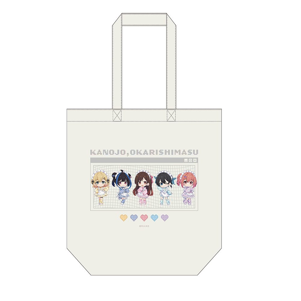 彼女、お借りします トートバッグ ジャージメイド ("Rent-A-Girlfriend" Tote Bag Jersey Maid)