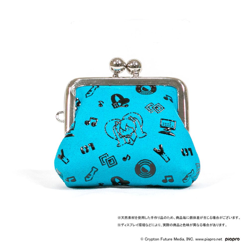 初音ミク×甲州印伝 底つまみがま口 Future/未来 (Hatsune Miku x Koshu Inden Wide Bottom Clasp Purse Future)