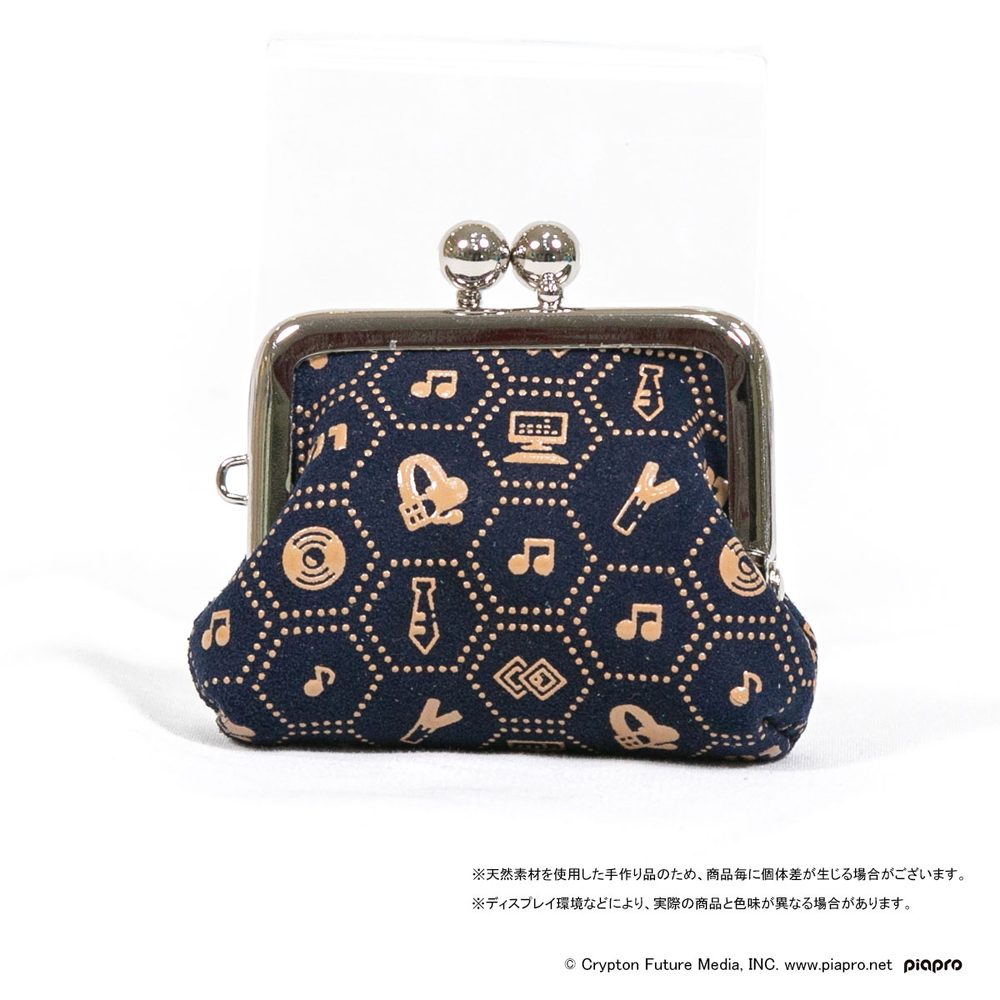 初音ミク×甲州印伝 底つまみがま口 Tradition/伝統 (Hatsune Miku x Koshu Inden Wide Bottom Clasp Purse Tradition)