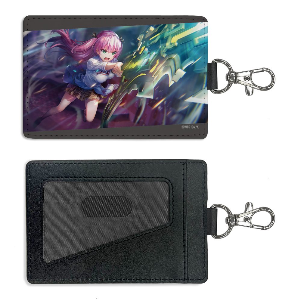ヘブンバーンズレッド 逢川めぐみ Ikki Burst Strike パスケース(ナスカン付き) ("Heaven Burns Red" Aikawa Megumi Ikki Burst Strike Pass Case (with Swivel Snap Hook))