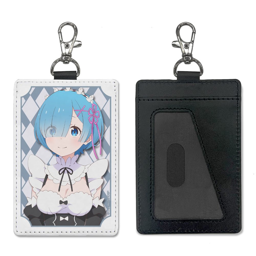 Re:ゼロから始める異世界生活 レム パスケース(ナスカン付き) ("Re:Zero kara Hajimeru Isekai Seikatsu" Rem Pass Case (with Swivel Snap Hook))