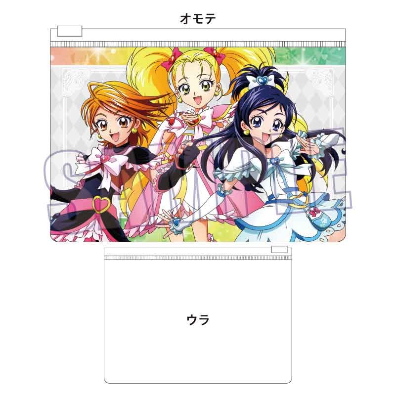 フラットポーチ ふたりはプリキュア Max Heart A Action Ver. (Flat Pouch "Futari wa Precure Max Heart" A Action Ver.)