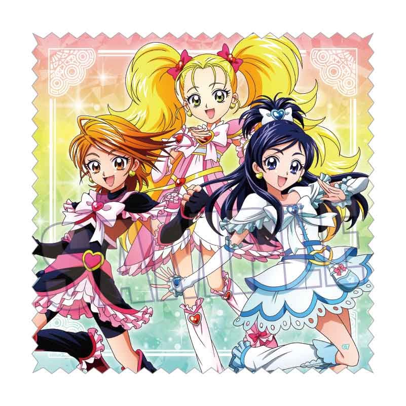 マイクロファイバークロス ふたりはプリキュア Max Heart A Action Ver. (Microfiber Cloth "Futari wa Precure Max Heart" A Action Ver.)