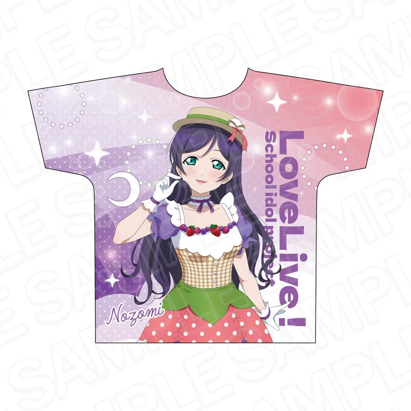 ラブライブ! フルグラフィックTシャツ 東條希 Cafe party Ver. ("Love Live!" Full Graphic T-shirt Tojo Nozomi Cafe Party Ver.)