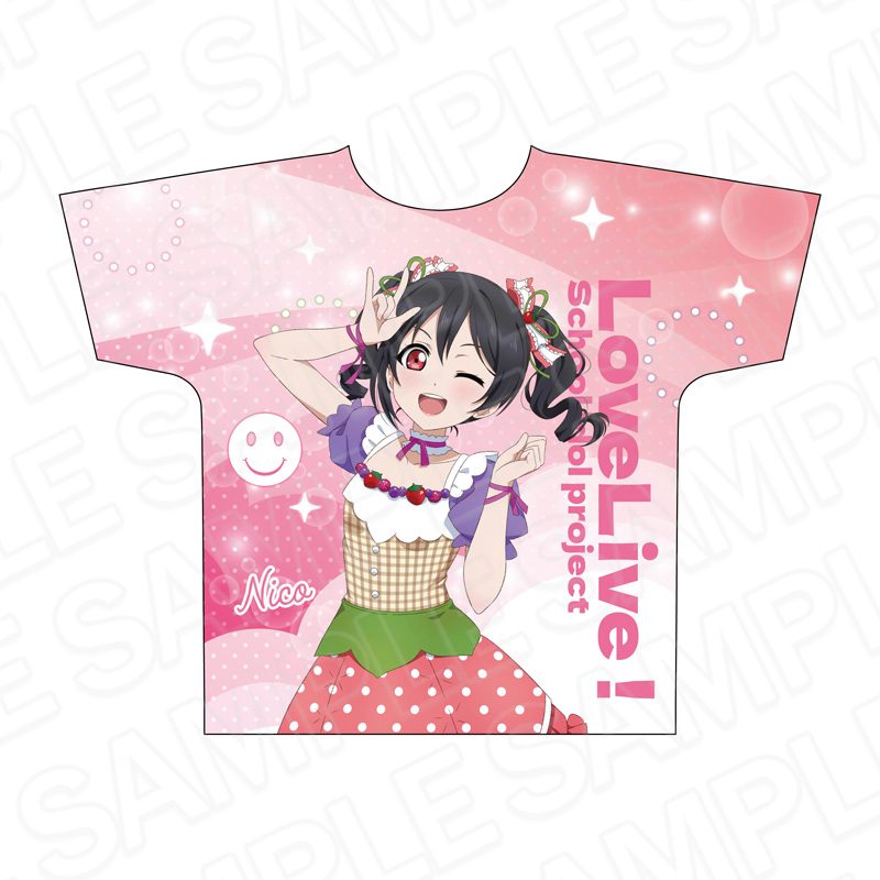 ラブライブ! フルグラフィックTシャツ 矢澤にこ Cafe party Ver. ("Love Live!" Full Graphic T-shirt Yazawa Nico Cafe Party Ver.)