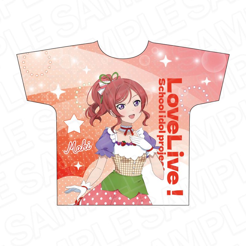 ラブライブ! フルグラフィックTシャツ 西木野真姫 Cafe party Ver. ("Love Live!" Full Graphic T-shirt Nishikino Maki Cafe Party Ver.)