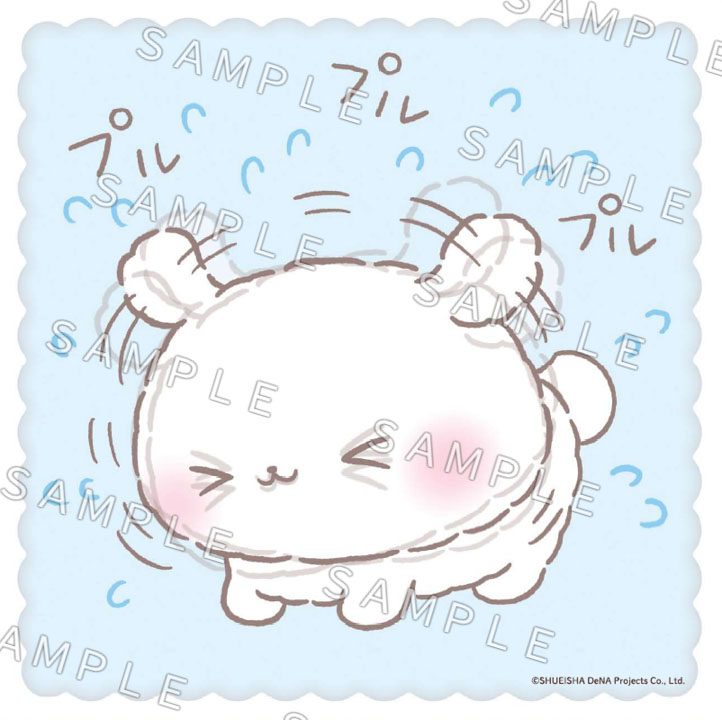 ふわりんましゅ ハンドタオル(ぷるぷる) (Fuwarinmashu Hand Towel (Purupuru))