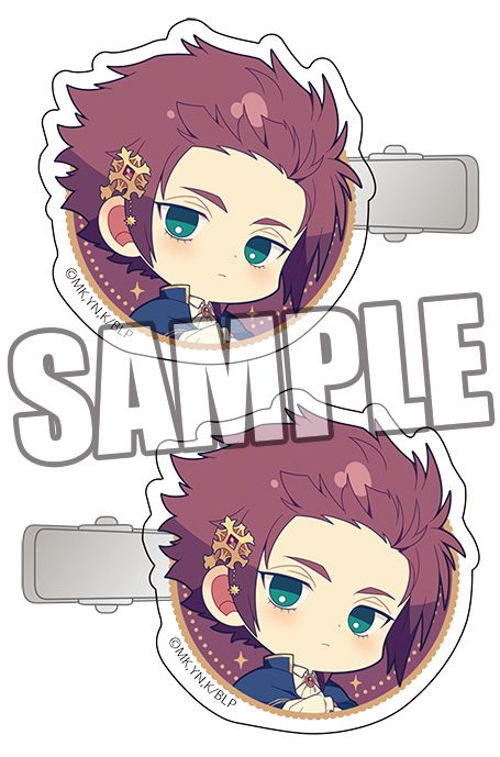 ブルーロック アクリルヘアクリップ 糸師冴 ホロスコープVer. ("Blue Lock" Acrylic Hair Clip Itoshi Sae Horoscope Ver.)