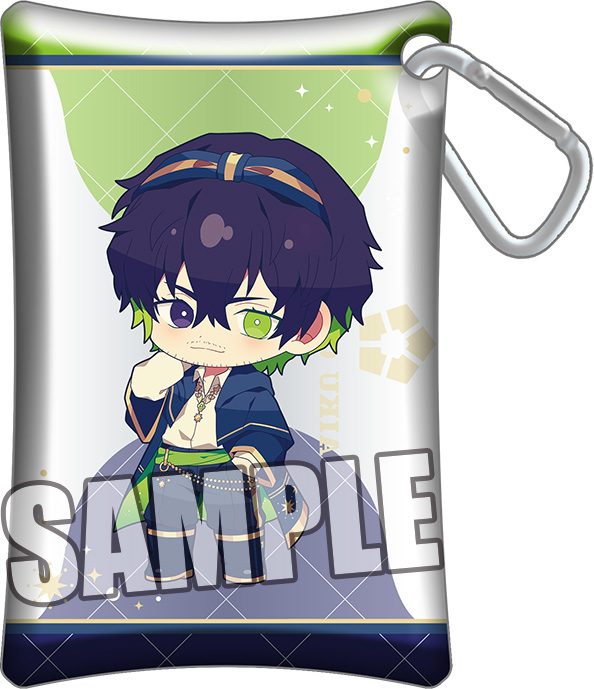 ブルーロック カラビナ付きクリアケース オリヴァ・愛空 ホロスコープVer. ("Blue Lock" Clear Case with Carabiner Oliver Aiku Horoscope Ver.)