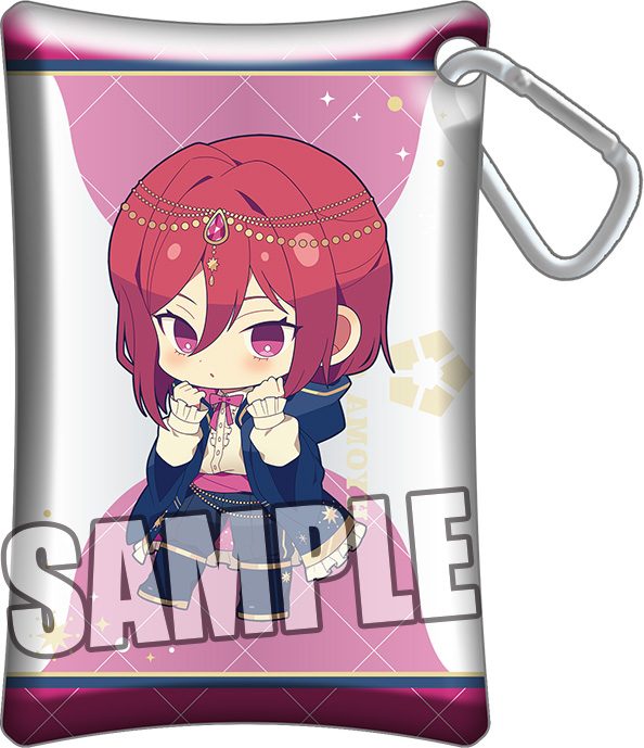 ブルーロック カラビナ付きクリアケース 千切豹馬 ホロスコープVer. ("Blue Lock" Clear Case with Carabiner Chigiri Hyoma Horoscope Ver.)