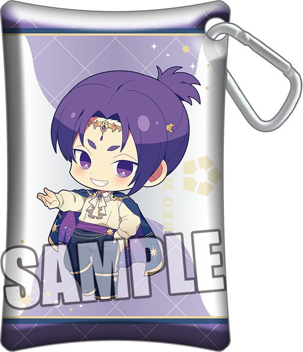 ブルーロック カラビナ付きクリアケース 御影玲王 ホロスコープVer. ("Blue Lock" Clear Case with Carabiner Mikage Reo Horoscope Ver.)