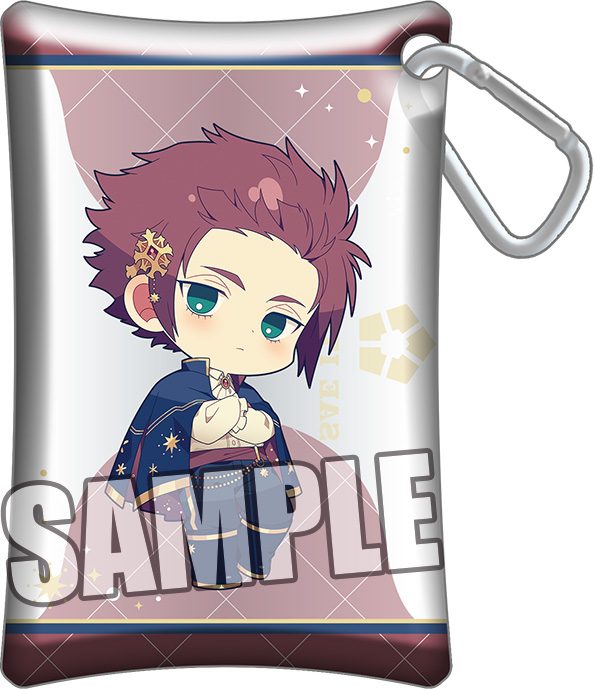 ブルーロック カラビナ付きクリアケース 糸師冴 ホロスコープVer. ("Blue Lock" Clear Case with Carabiner Itoshi Sae Horoscope Ver.)