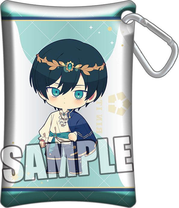 ブルーロック カラビナ付きクリアケース 糸師凛 ホロスコープVer. ("Blue Lock" Clear Case with Carabiner Itoshi Rin Horoscope Ver.)