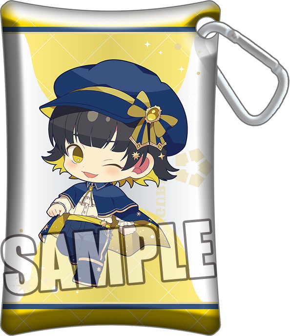 ブルーロック カラビナ付きクリアケース 蜂楽廻 ホロスコープVer. ("Blue Lock" Clear Case with Carabiner Bachira Meguru Horoscope Ver.)
