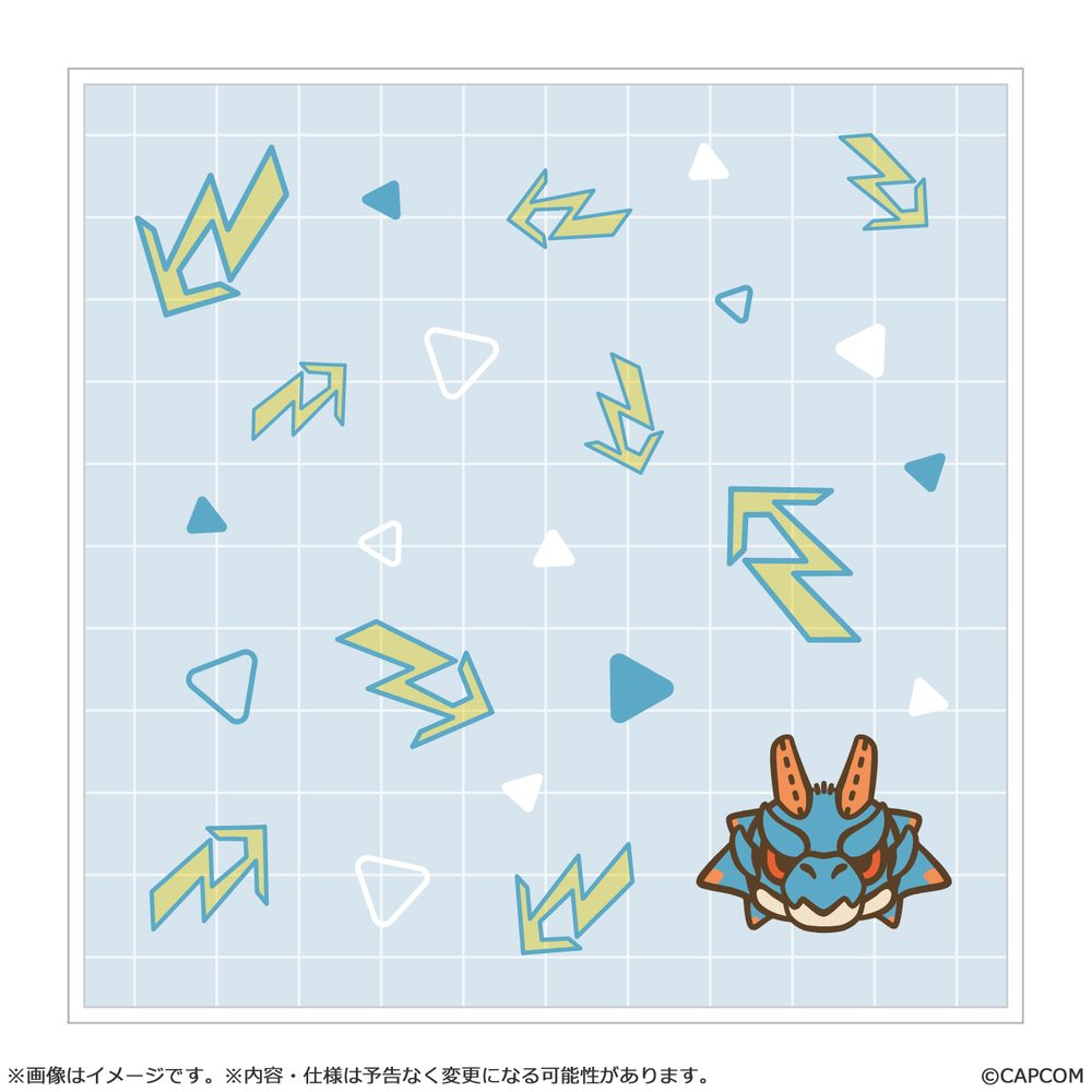 モンスターハンター モンでふぉ ハンドタオル ラギアクルス ("Monster Hunter" MonDefo Hand Towel Lagiacrus)