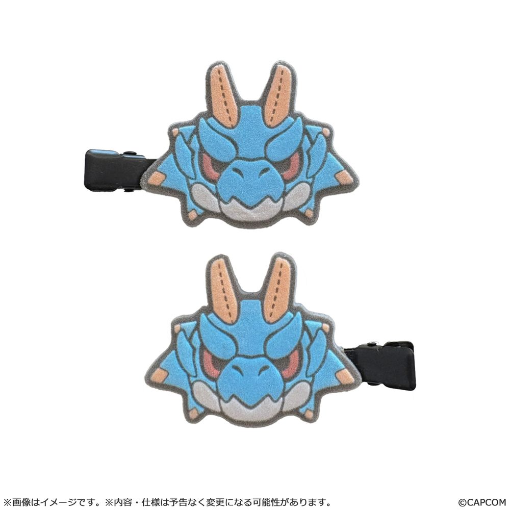 モンスターハンター モンでふぉ フロッキーヘアクリップ ラギアクルス ("Monster Hunter" MonDefo Flocky Hair Clip Lagiacrus)