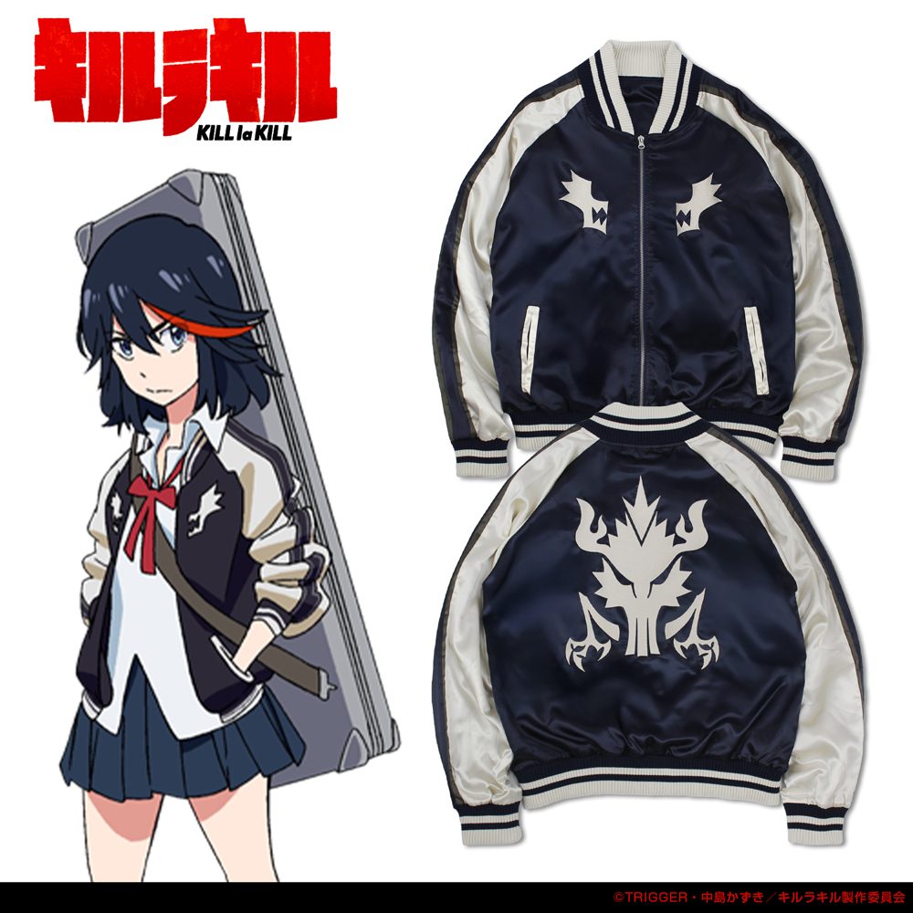 キルラキル 纏流子 刺繍スカジャン M ("Kill la Kill" Matoi Ryuko Embroidery Souvenir Jacket (M Size))
