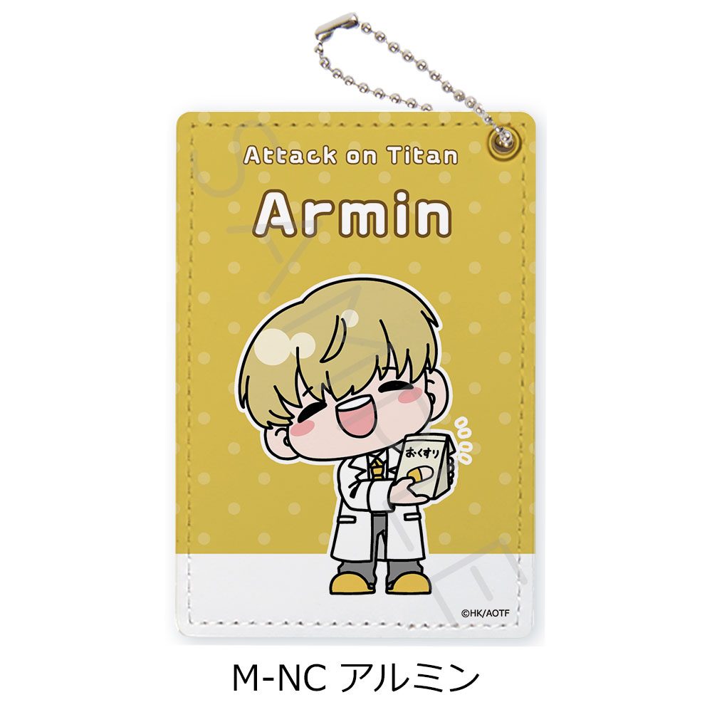 進撃の巨人 The Final Season 第15弾 パスケース M-NC アルミン ("Attack on Titan The Final Season" Vol. 15 Pass Case M-NC Armin)