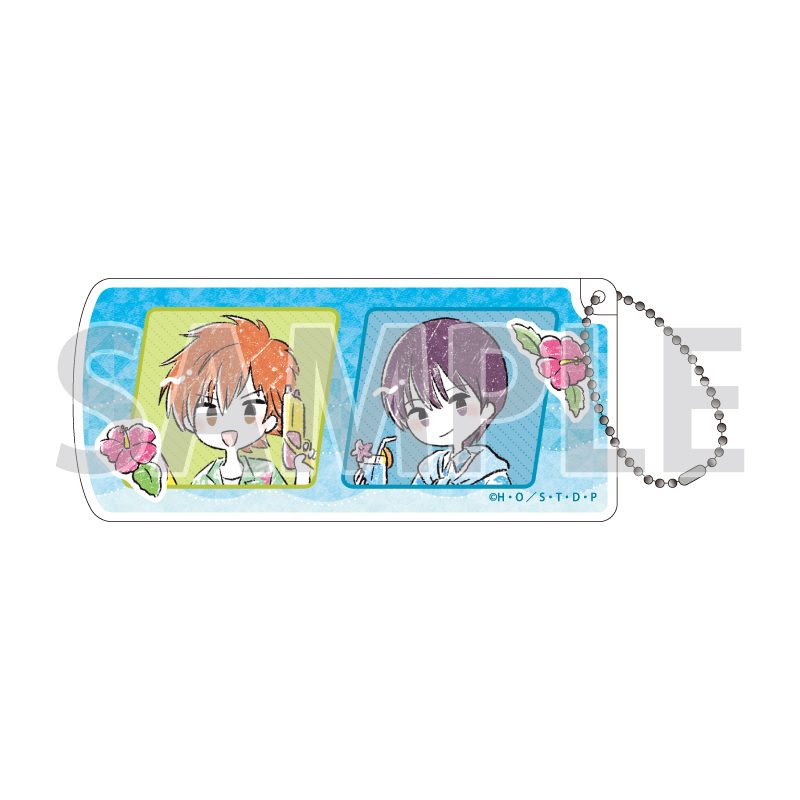 スライド式小物ケース ヒカルの碁 10 和谷義高&伊角慎一郎 海Ver.(グラフアートイラスト) (Slide Type Accessory Case "Hikaru no Go" 10 Waya Yoshitaka & Isumi Shinichiro Sea Ver. (Graff Art Illustration))
