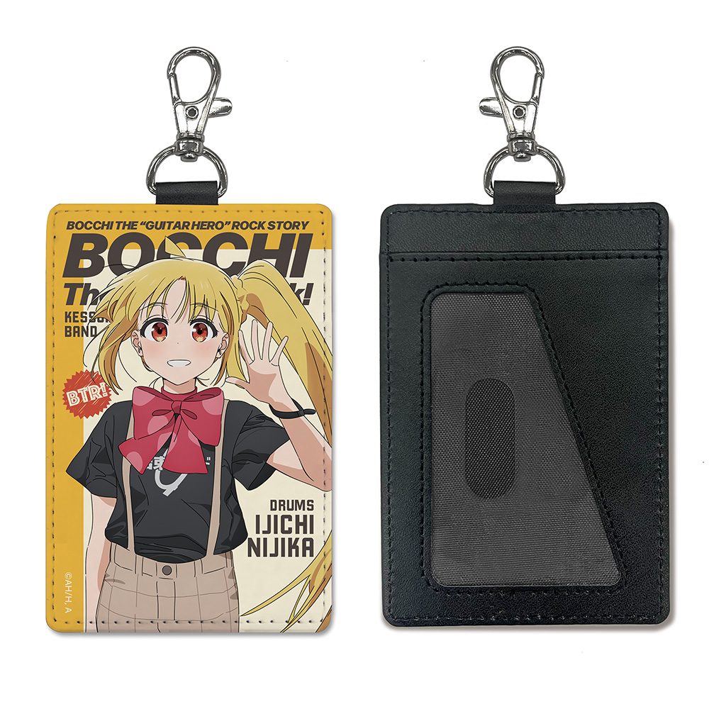 ぼっち・ざ・ろっく! 伊地知虹夏 パスケース(ナスカン付き) ("Bocchi the Rock!" Ijichi Nijika Pass Case (with Swivel Snap Hook))