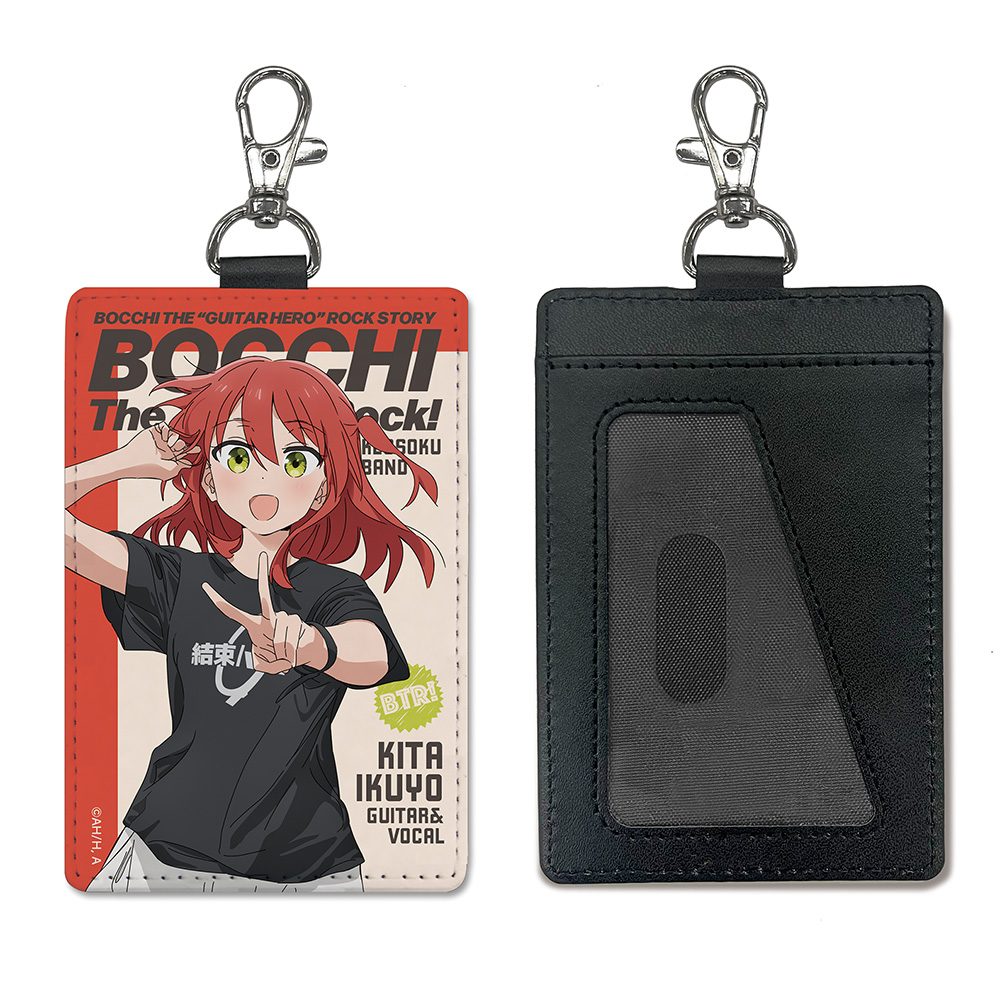 ぼっち・ざ・ろっく! 喜多郁代 パスケース(ナスカン付き) ("Bocchi the Rock!" Kita Ikuyo Pass Case (with Swivel Snap Hook))