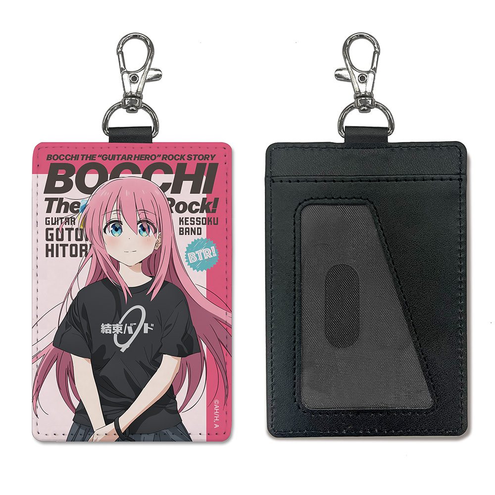 ぼっち・ざ・ろっく! 後藤ひとり パスケース(ナスカン付き) ("Bocchi the Rock!" Gotoh Hitori Pass Case (with Swivel Snap Hook))