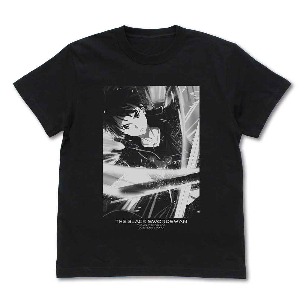 ソードアート・オンライン 二刀流 キリト Tシャツ ブラック L ("Sword Art Online" Nitouryu Kirito T-shirt Black (L Size))