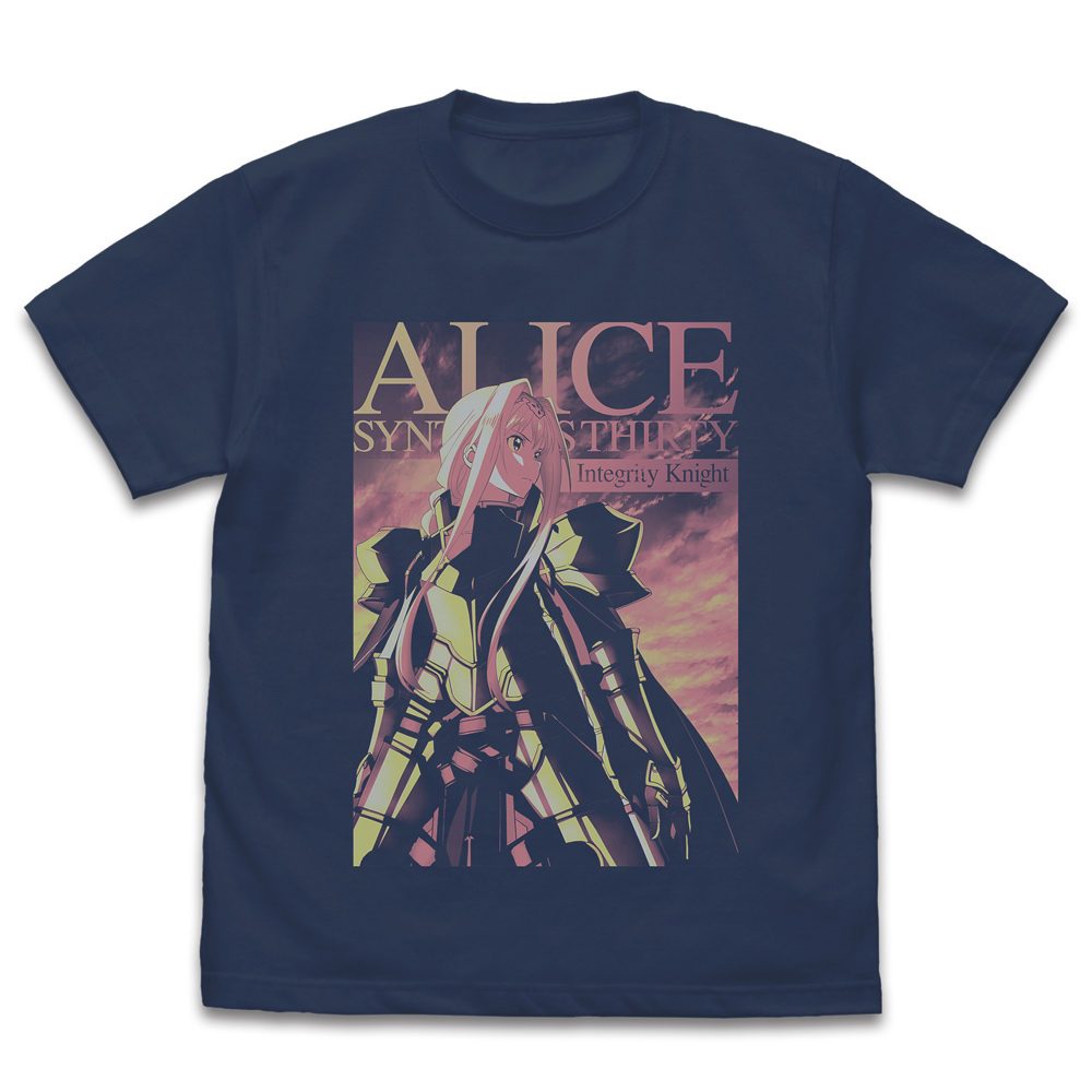 ソードアート・オンライン 整合騎士 アリス Tシャツ スレート L ("Sword Art Online" Integrity Knights Alice T-shirt Slate (L Size))