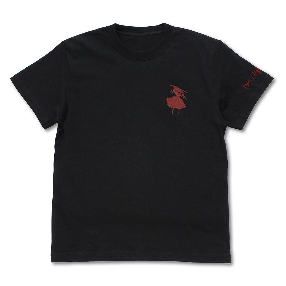 デート・ア・ライブV 時崎狂三 ワンポイント刺繍Tシャツ ブラック M ("Date A Live V" Tokisaki Kurumi One Point Embroidery T-shirt Black (M Size))