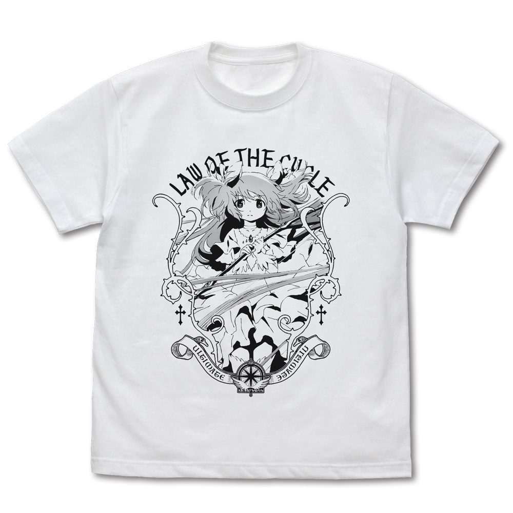 劇場版 魔法少女まどか☆マギカ 新編 叛逆の物語 アルティメットまどか Tシャツ ホワイト M ("Puella Magi Madoka Magica the Movie New Feature: Rebellion" Ultimate Madoka T-shirt White (M Size))