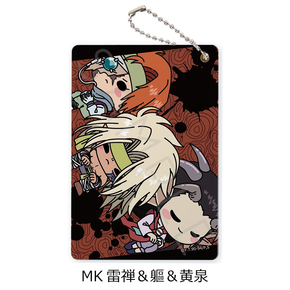 幽☆遊☆白書 パスケース MK 雷禅&軀&黄泉 ("YuYu Hakusho" Pass Case MK Raizen & Mukuro & Yomi)