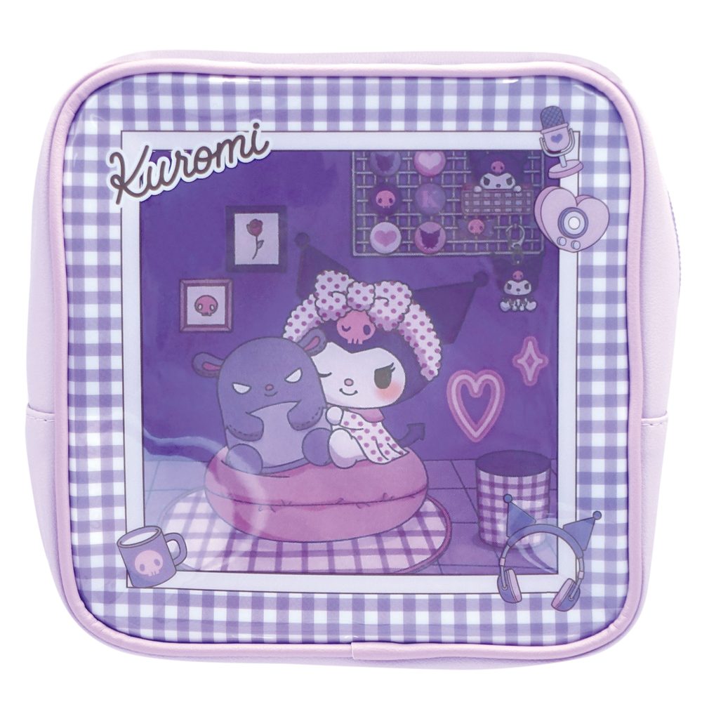 サンリオキャラクターズ ウィンドウポーチ クロミ 8203-473 (Sanrio Characters Window Pouch Kuromi 8203-473)