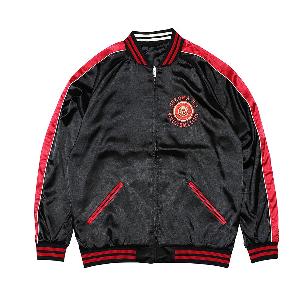 ハイキュー!! スカジャン 音駒高校 S ("Haikyu!!" Souvenir Jacket Nekoma High School (S Size))