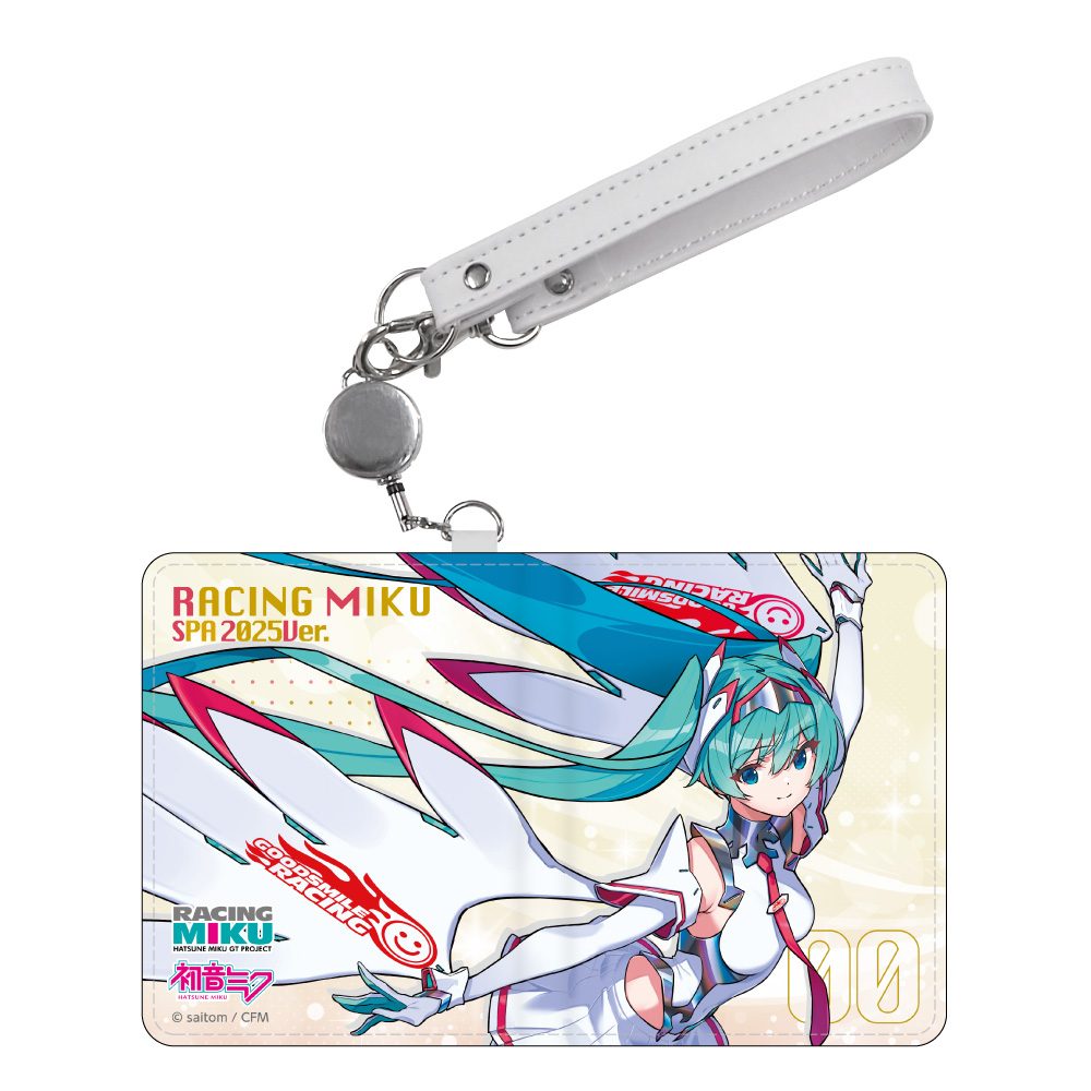 初音ミク レーシングVer.SPA 2025応援Ver. パスケース (Hatsune Miku Racing Ver. SPA 2025 Cheering Ver. Pass Case)