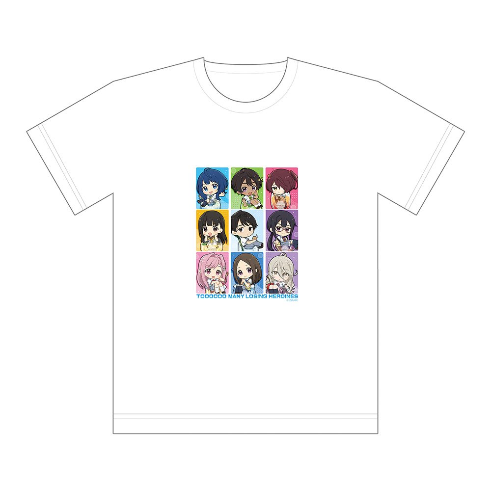 負けヒロインが多すぎる! Tシャツ サイダー Lサイズ ("Too Many Losing Heroines!" T-shirt Cider (L Size))